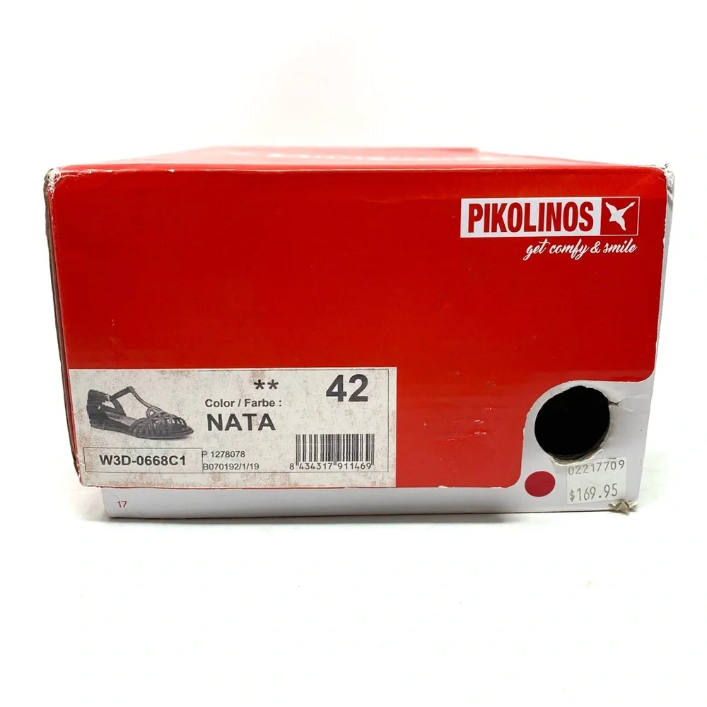 PIKOLINOS Talavera W3D-0668C1 Nata Sandals Women’s 42 New | Leather T-Strap - Picture 7 of 7